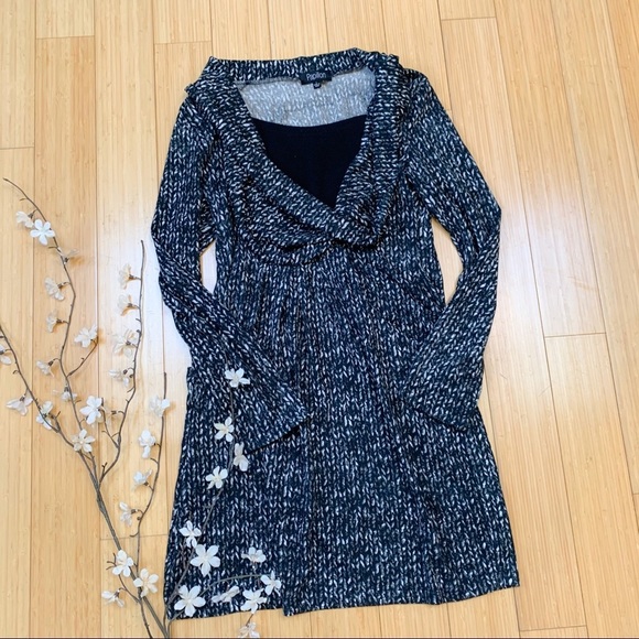 Papillon Cowl Neck Soft Dress, L. - Picture 4 of 9